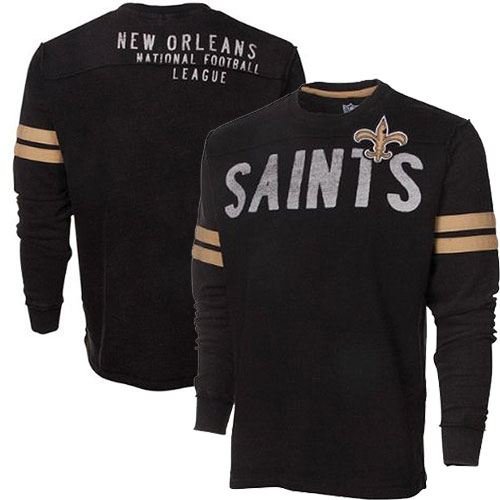 NFL New Orleans Saints Rave Cotton Long Sleeve Premium Shirt Sweatshirt Large LG at Amazon.com
