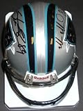 Steve Smith & Muhsin Muhammad Autographed/Hand Signed Carolina Panthers Mini Helmet