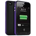 Mophie Juice Pack Plus 2000mAh Rechargable External Battery Case for Iphone 4/4S Purple