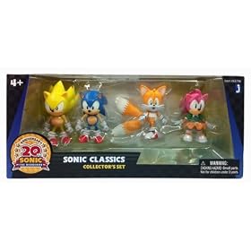 Sonic 20th Anniversary Classic Sonic 4 Mini-Figure Collector Set
