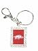 Licensed Arkansas Razorbacks Keychain with Rhinestones Fashion Jewelry