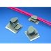 Panduit LWC50-A-L14 Latching Wire Clip, Nylon 6.6, Rubber Adhesive Mounting Method, Gray, 0.50" Max Bundle Diameter, 0.67" Height, 1.00" Width, 1.26" Length (Pack of 50)