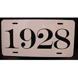 1928 YEAR LICENSE PLATE 