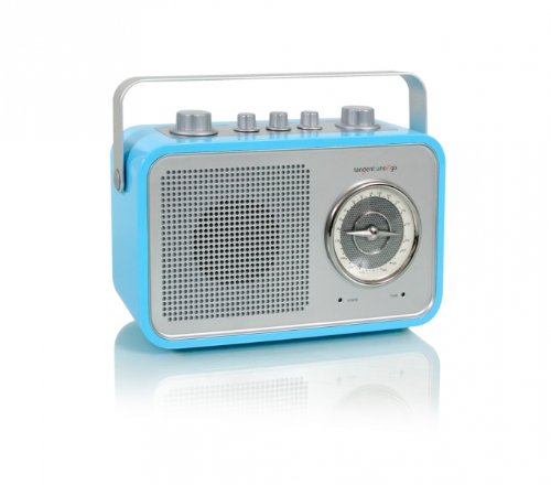 Tangent Uno2go Design Uhren-Radio blau