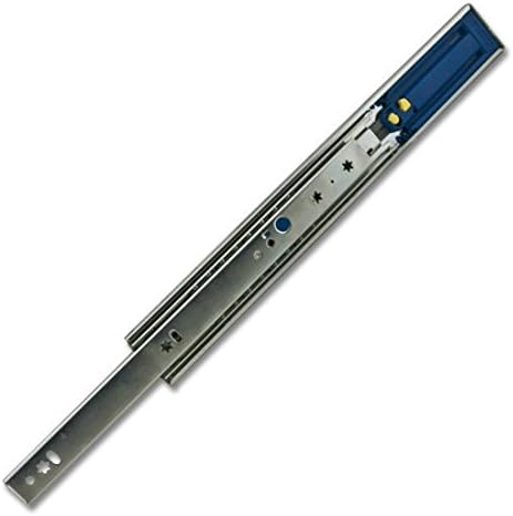 Full Extension, Soft-Close Side Mount Slide, 500mm (19.685"), 100 lbs Capacity