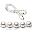 AAA Quality 18 Inch Round 6.5-7mm White Akoya SaltWater Cultured Pearl Necklace