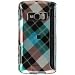 Blue Diagonal Plaid Snap On Cover for LG enV3 VX-9200 Verizon Protector Case