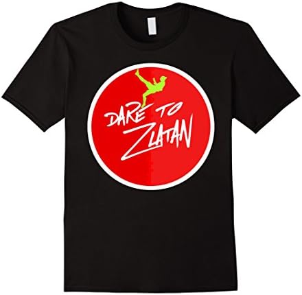 Men's Dare to Zlatan Ibrahimovic tshirt Small Black