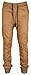Victorious Mens Twill Jogger Pants (Small, Wheat)
