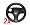 2 Stück Lenkrad SCHWARZ Wheel für Wii Remote Mario Kart - RBrothersTechnologie