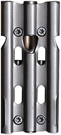 Hxst Stainless Steel Double or 3 Tubes High Frequency Loud Outdoor Whistle with Clip (Grey, Three Tubes)