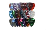 Produkt-Bild: 24 x Plektrum Picks 3 verschiedene St&auml;rken Plecks Picks