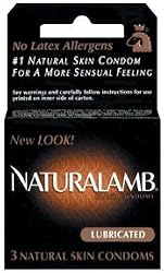 Trojan Naturalamb Natural Skin Lubricated Condoms - 6 Packs / 3 condoms per pack