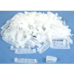 200 Plastic Key Chain Tab Tag Craft ID Card Findings