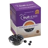 Fruitables All-Natural Pumpkin and Blueberry Dog Treat, 1.41oz pouch (Pack of 6)