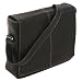Siamod 45355 San Francesco Napa Cashmere Leather Messenger Bag (Black)