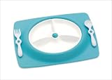 Skip Hop Mate Stay-put Mat & Plate (Sky Blue)