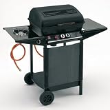Landmann Gasgrill mit Seitenbrenner 2. WAHL NEU UNBENUTZT Lavastein Grill + Druckminderer + SCHUTZHÜLLE