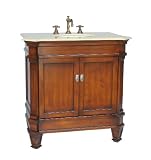 35.5 Marble Top Bathroom Sink Vanity - # Q414M Stoughton