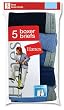 Boys Hanes 5 Pair Cotton Boxer Briefs Assorted - B749B5