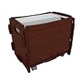 Letter Mobile File Cart - Espresso