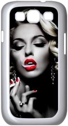 Aozzo Samsung Galaxy S3 Black/White Case - Marilyn Monroe Smoking Galaxy S3 Snap On Hard Case