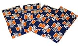 Illinois Fighting Illini 4 Pc Napkin Set - NCAA College Athletics