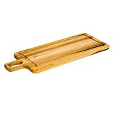Proteak 18 by 7 by 3 4-Inch Rectangle Cutting Board with Rounded Handle by Proteak Renewable Forestry