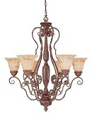 41NjK2MDe7L. SL160  Canton Chandelier in New Tortoise Shell