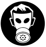 GAS MASK EVIRONMENTAL Vinyl Decal Sticker 5