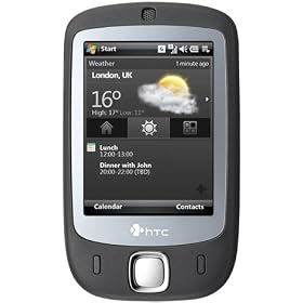 HTC Touch P3452 Unlocked Smartphone with Windows Mobile 6, 2 MP Camera, Wi-Fi, MP3/Video Player, MicroSD Slot--International Version with No Warranty (Black)