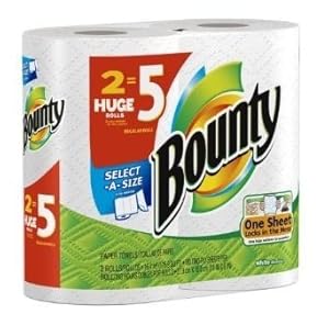 Bounty Huge Roll, Select a Size, White - 24 Roll select a size