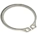 Standard External Retaining Ring, Tapered Section, Axial Assembly, PH15-7 Stainless Steel, Passivated Finish, 3/16" Shaft Diameter, 0.05" Thick, Made in US (Pack of 5)