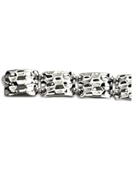Sterling Silver Hammered Bracelet 8"