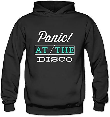 IHoo Women Panic At The Disco Sweatshirt Hoody Black M