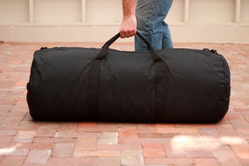 Northstar Sports 1050 HD Tuff Cloth Diamond Ripstop Series Gear &amp; Duffle Bag, (16-Inch x 40-Inch Black)