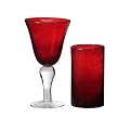 Bubble Glassware Collection - Ruby