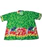100% Cotton Hawaiian Luau Costume Shirt Adult XL 46"