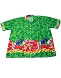 100% Cotton Tropical Ocean Surfer Luau Party Shirt