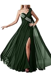 Chiffon One Shoulder Natural   Waistline Bridesmaid Dress/Prom Dress 