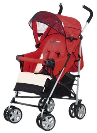 Hauck 135037 - Liegebuggy Speed-Sun Plus H-Cross rot