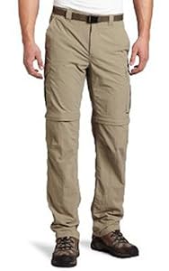Columbia Men's Silver Ridge Convertible Pant (Extended), Tusk, 50X34