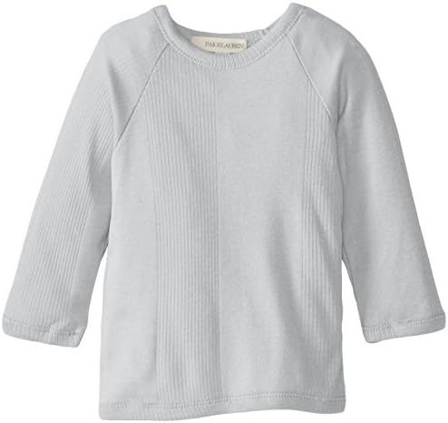 PAIGELAUREN baby Baby-Boys Newborn Varigated Rib Long Sleeve Tee