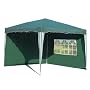 Falt Pavillon 3 x 3 m gr�n mit 2 Seitenteilen von Kronenburg Handel GmbH