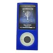 Skque Apple Ipod Nano 5G 5th Generation Blue Silicone Skin Case with Armband + Lanyard
