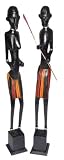 Produkt-Bild: Masai & Woman, Holz-Skulptur Afrika