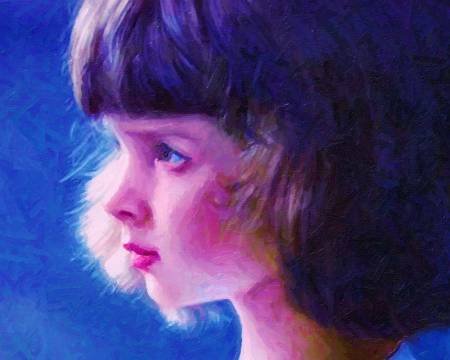 Custom Order #70-8ZJ, Oil on Canvas, Custom Painting of The Person You Love, For 1 Person of Customer's Choice, Style: Expressionism, with Signature Text 