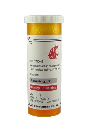 Washington State Cougars Rx Golf Balls Team 101