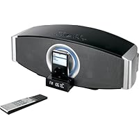iLive Home Music Station with Built-in Subwoofer and iPod Dock (Black)