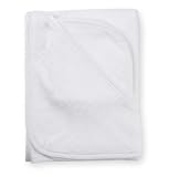 American Baby Company Cotton Terry Hooded Towel Set - White